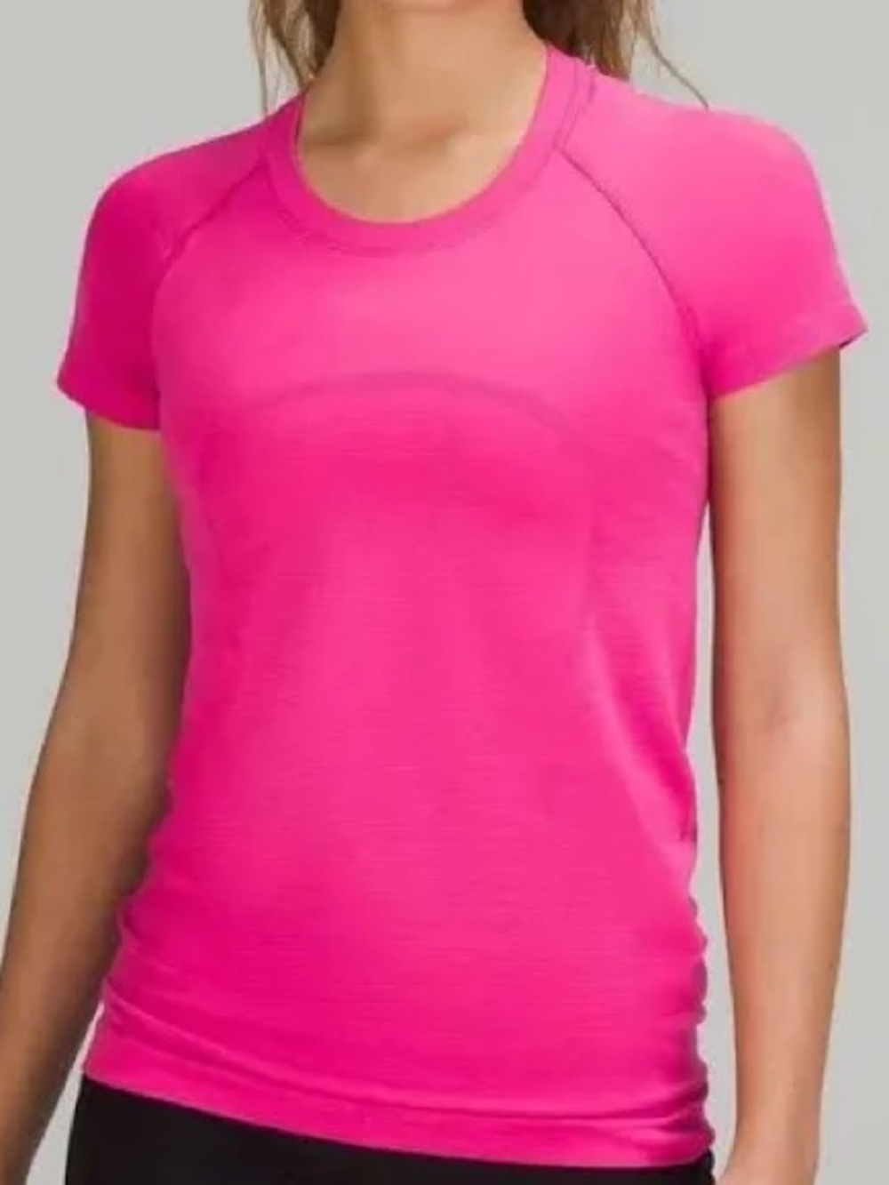 lululemon athletica Hot Pink Short Sleeve Athletic Top